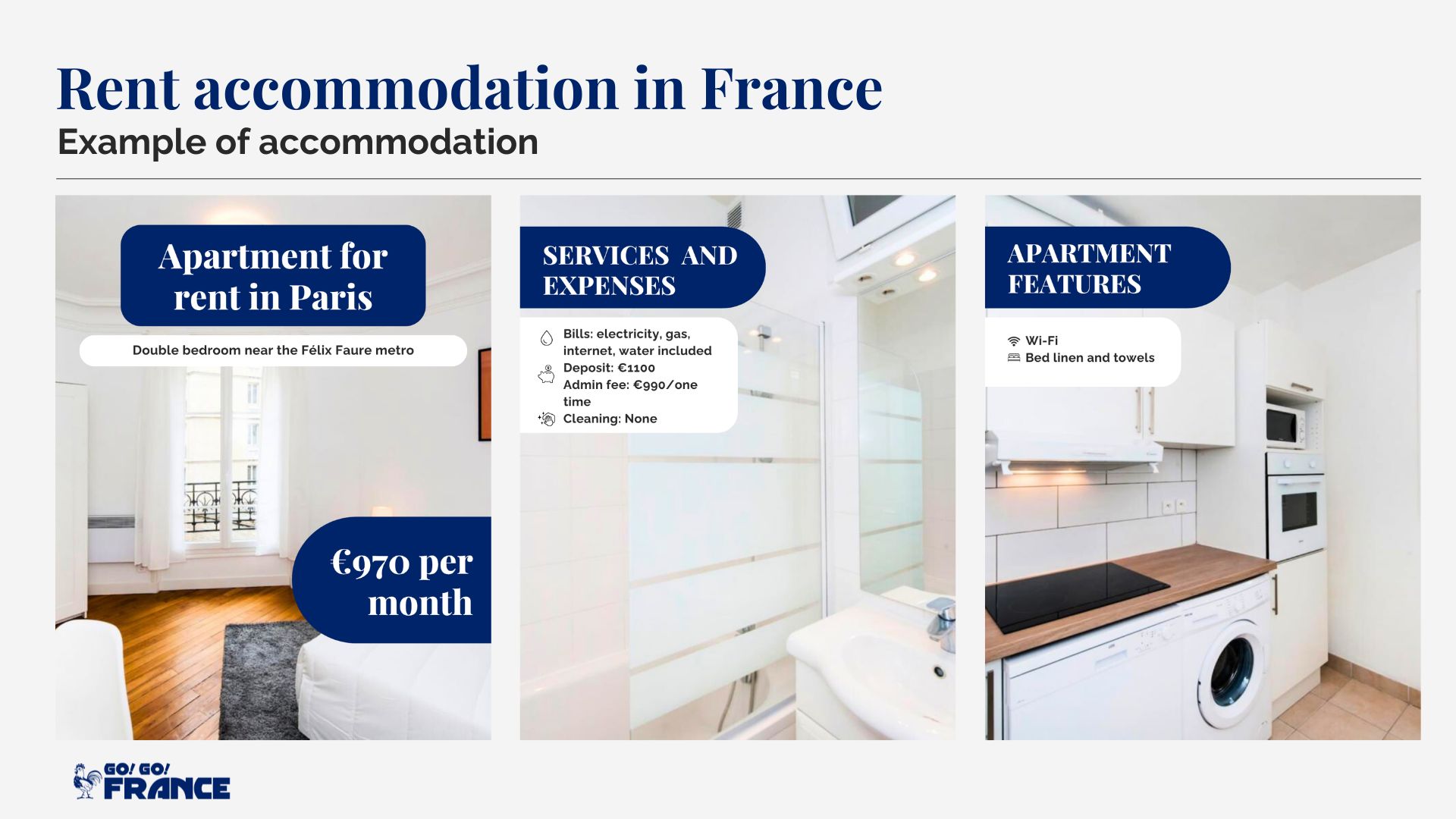accommodation in france