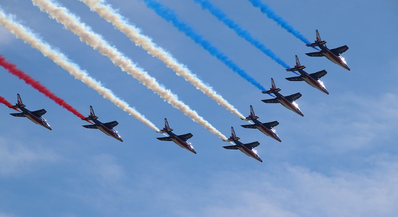 Bastille day in France